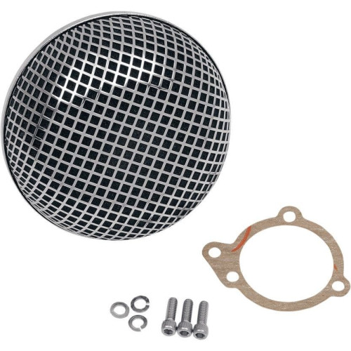 PartzBiz HD: 4404241-Drag Chrome "BOB" Retro Style Stage 1 Air Cleaner Harley Custom w/ Super E/G Carb PartzBiz HD: 4404241-Drag Chrome "BOB" Retro Style Stage 1 Air Cleaner Harley Custom w/ Super E/G Carb