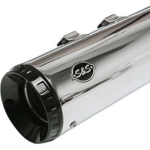 PartzBiz HD: 4404201-S&S Cycle 550-0991 Show Chrome GNX 4.5" Slip-On Mufflers Harley FL Touring M8 best new upgrade replacement performance exhaust dresser bagger custom PartzBiz HD: 4404201-S&S Cycle 550-0991 Show Chrome GNX 4.5" Slip-On Mufflers Harley FL Touring M8 best new upgrade replacement performance exhaust dresser bagger custom