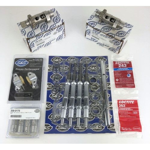 PartzBiz HD: 4404164-S&S Cycle 585 EZ Easy Start Chain Drive Cams Lifters Quickee Pushrods Harley 07-16