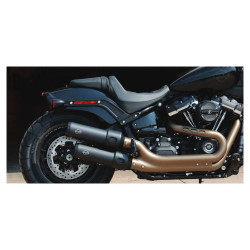 PartzBiz HD SS550-0734 - S&S Cycle Black Grand Nationals Slip-Ons Mufflers for Harley Fat Bob FXFB 2018 550-0734 PartzBiz HD SS550-0734 - S&S Cycle Black Grand Nationals Slip-Ons Mufflers for Harley Fat Bob FXFB 2018 550-0734