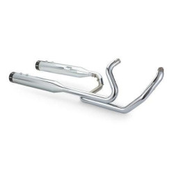 PartzBiz HD SS550-0701C - S&S El Dorado Chrome MK45 49 State Legal Exhaust Tracer Mufflers Harley 17-18 | 550-0701 PartzBiz HD SS550-0701C - S&S El Dorado Chrome MK45 49 State Legal Exhaust Tracer Mufflers Harley 17-18 | 550-0701