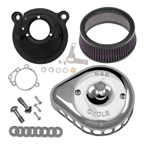 PartzBiz HD: 4404074-S&S170-0437 Chrome Stealth Mini Teardrop Air Cleaner 08-16 Harley FLH/T 16-17 Softail 484081 PartzBiz HD: 4404074-S&S170-0437 Chrome Stealth Mini Teardrop Air Cleaner 08-16 Harley FLH/T 16-17 Softail 484081