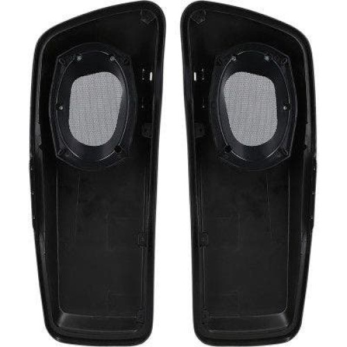 PartzBiz HD: 4404046-Saddle Tramp BC-HD69-14U ฝาปิดกระเป๋าอาน 6x9 อะแดปเตอร์ลำโพง Harley OE กระเป๋า 14-Up