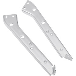 PartzBiz HD DS14130011/DS14130012 - Drag Heavy Duty Saddlebag Support Chrome Brackets Harley FLH FLT 85-08 1413-0011 / 1413-0012 PartzBiz HD DS14130011/DS14130012 - Drag Heavy Duty Saddlebag Support Chrome Brackets Harley FLH FLT 85-08 1413-0011 / 1413-0012