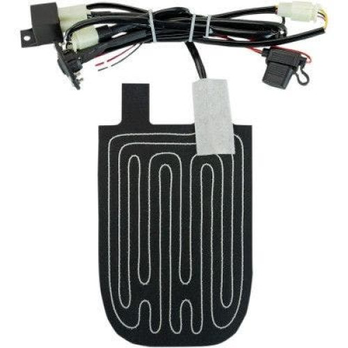PartzBiz HD: 4404009-Saddlemen 13296C เครื่องทำความร้อนที่นั่งรถจักรยานยนต์กันน้ำ Universal Fit ขนาดเล็ก 0821-3281 08213281 Harley-Davidson Electra Glide Road Glide Road King Street glide Tri Glide FLHT FLHR FLTR FLHX