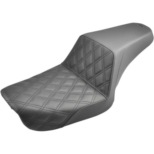 PartzBiz HD: 4403975-Saddlemen 804-04-172 สีดำ Step Up LS ที่นั่ง 04-05 Harley Dyna FXD 0803-0530 08030530