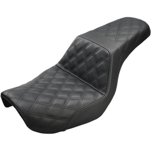 PartzBiz HD: 4403978-Saddlemen 804-04-175 สีดำ Step Up Full LS ที่นั่ง 04-05 Harley Dyna FXD 0803-0607 08030607