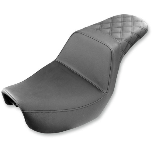 PartzBiz HD: 4403985-Saddlemen 806-04-173 สีดำ Step Up ด้านหลัง LS ที่นั่ง 06-17 Harley Dyna FXD FLD FXDWG 0803-0562 08030562
