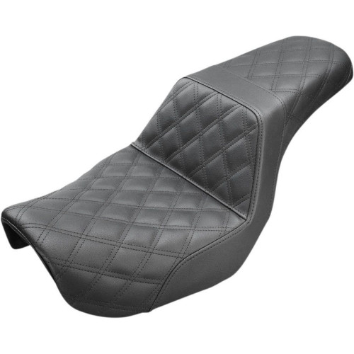 PartzBiz HD: 4403986-อานม้า 806-04-175 สีดำ Step Up LS ที่นั่ง 06-16 Harley Dyna FXDWG FLD 0803-0588 08030588
