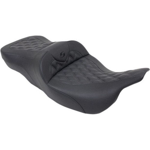 PartzBiz HD: 4403928-โซฟา Saddlemen Black Heated LS Road 2 ที่นั่ง Harley 97-07 FLHT FLHT FLT | 897-07-182HCT