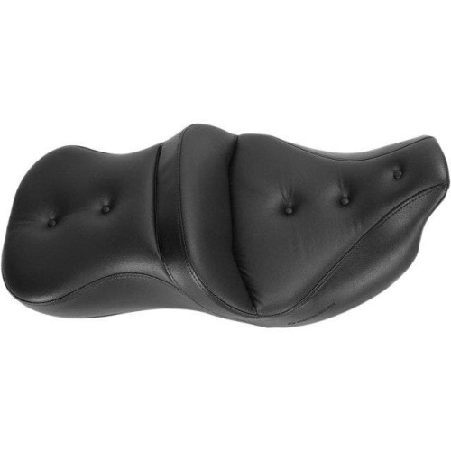 PartzBiz HD: 4403929-โซฟาปรับหมอนรองศีรษะ Saddlemen สีดำ โซฟา 2 ที่นั่ง 08-18 Harley FL | 808-07B-181HCT