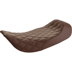 PartzBiz HD DS08011333 - Saddlemen Brown Renegade Solo Seat Lattice Harley Street Glide Road King 97-07
