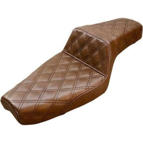 PartzBiz HD: 4403829-Saddlemen Brown Step Up 2-Up เบาะรถจักรยานยนต์ Indian Scout Bobber 18-Up ที่ดีที่สุดสำหรับความสะดวกสบายอัพเกรด custom chopper harley 0810-2136 08102136 I18-33-175br