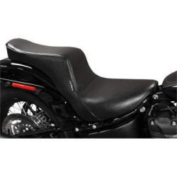 PartzBiz HD LPLYB-020 - Saddlemen LYB-020 Black Cherokee 2-Up Seat Smooth Harley Softail M8 18-20 0802-1313 08021313 milwaukee eight fat boy bob breakout