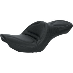 PartzBiz HD DS83G50JS - Saddlemen Explorer 2 Up Seat w/ Driver Backrest Harley Dyna FXDWG 96-03 | 83G50JS