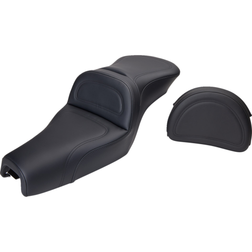 PartzBiz HD: 4403723-Saddlemen Explorer Black Seat W/ พนักพิง 4 Harley 04-20 XL W/4.5 Gal Tank | 807-03-030