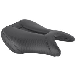 PartzBiz HD DS08102298 - เบาะอานม้า Gel-Channel Track-CF Sport คาร์บอนสังเคราะห์ Suzuki GSX-S 750 18-Up