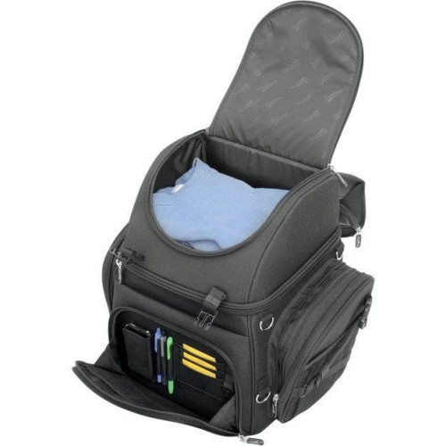 PartzBiz HD: 4403720-Saddlemen BR3400 Back Seat or Sissy Bar Bag Travel Luggage Harley / Metric | 3515-0107 PartzBiz HD: 4403720-Saddlemen BR3400 Back Seat or Sissy Bar Bag Travel Luggage Harley / Metric | 3515-0107