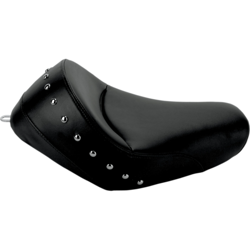 PartzBiz HD: 4403685-Saddlemen Heels Down Black Studded Solo Seat 4 Harley 04-20 XL W/4.5 Gal Tank | 807-03-0011