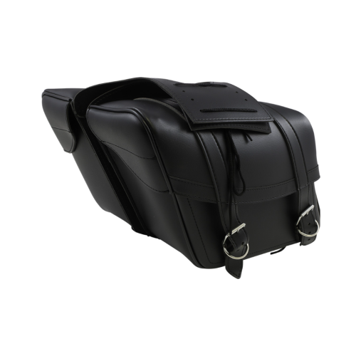 PartzBiz HD: 4403687-Saddlemen Highwayman Classic Slant Style Throw-Over Medium 13" Univ Saddlebags | X021-02-040