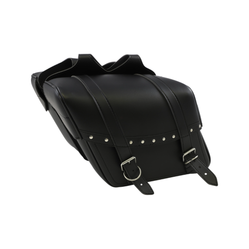 PartzBiz HD: 4403690-Saddlemen Highwayman Riveted Slant Style Throw-Over Medium 13" Univ Saddlebags | X021-03-040