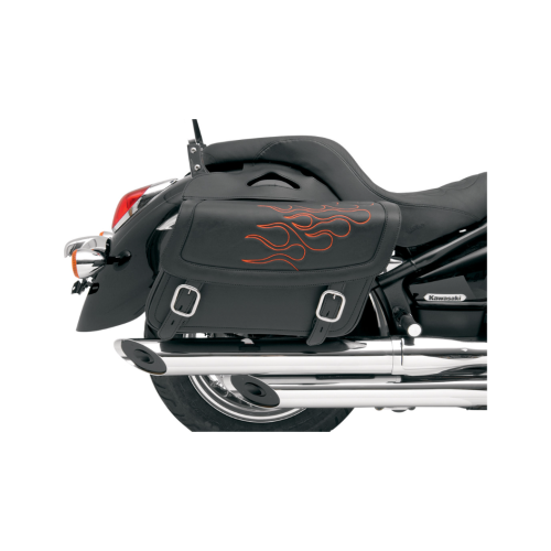 PartzBiz HD: 4403699-Saddlemen Highwayman Tatto Orange Stitch Medium Universal Throwover Saddlebags | X021-05-0406 PartzBiz HD: 4403699-Saddlemen Highwayman Tatto Orange Stitch Medium Universal Throwover Saddlebags | X021-05-0406