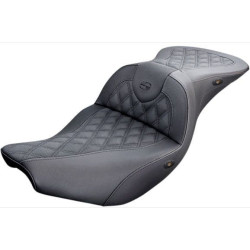 PartzBiz HD DS08102089 - Saddlemen I14-07-182HCT โซฟาถนนอุ่นเย็บที่นั่งไม่มีพนักพิง 14-19 หัวหน้าเผ่าอินเดียน roadmaster สปริงฟิลด์รถจักรยานยนต์หนังสีดำที่กำหนดเองนั่งสบายอัพเกรด