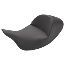 PartzBiz HD DS08011297 - Saddlemen Lariat Low Black Plain Rider Solo Seat Harley FLH/T 08-23