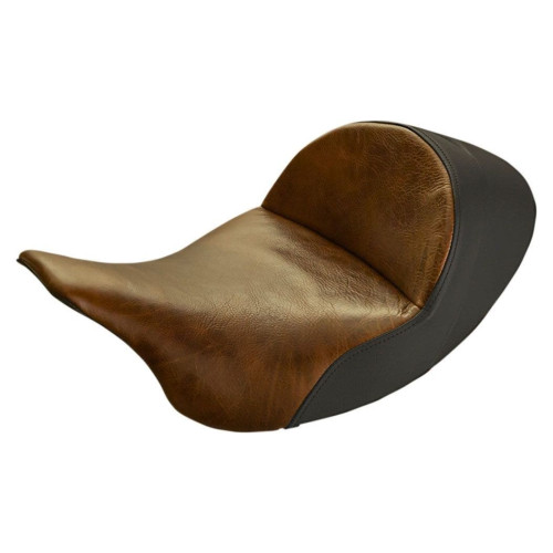 PartzBiz HD: 4403632-Saddlemen Renegade Lariat Tour Brown Plain Rider Seat Harley FLH/T 08-23 PartzBiz HD: 4403632-Saddlemen Renegade Lariat Tour Brown Plain Rider Seat Harley FLH/T 08-23