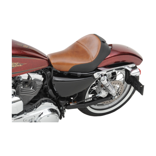 PartzBiz HD: 4403633-Saddlemen Renegade Lariat Solo Seat W/BR 4 Harley 04-20 XL W/4.5 Gal ถัง | 807-03-0041B