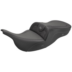 PartzBiz HD DS08011345 - Saddlemen Road Sofa 2-Up Heated Gel Seat Black Carbon Fiber Harley Touring 97-07 PartzBiz HD DS08011345 - Saddlemen Road Sofa 2-Up Heated Gel Seat Black Carbon Fiber Harley Touring 97-07