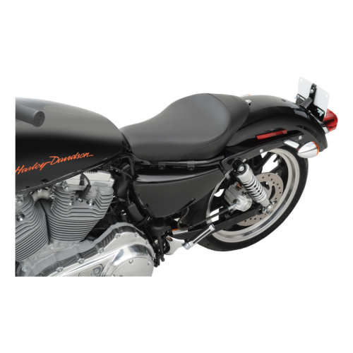 PartzBiz HD: 4403579-Saddlemen S3 Super Slammed Solo Seat 4 Harley 04-20 XL W/ถัง 4.5 แกลลอน | 807-03-002D