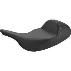 PartzBiz HD DS08011342 - Saddlemen Solo Seat สีดำ Studded Gel SaddleHyde Harley Touring 97-07 897-07-0039