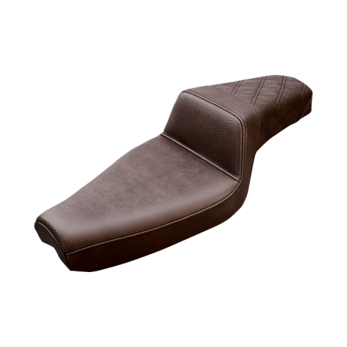 PartzBiz HD: 4403534-Saddlemen Step-Up Rear Lattice Brown Seat 4 Harley 86-03 XL Models | 879-03-173บีอาร์