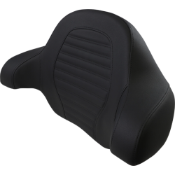 PartzBiz HD DS08011366 - Saddlemen Tour Pak Backrest Pad Slim Roll Pleated Top Harley Touring 14-Up