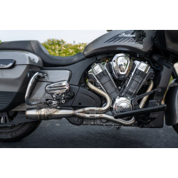 PartzBiz HD WP930-01304 - Sawicki Brushed SS 2 into 1 Shorty Cannon Exhaust System Indian Challenger 20-Up PartzBiz HD WP930-01304 - Sawicki Brushed SS 2 into 1 Shorty Cannon Exhaust System Indian Challenger 20-Up