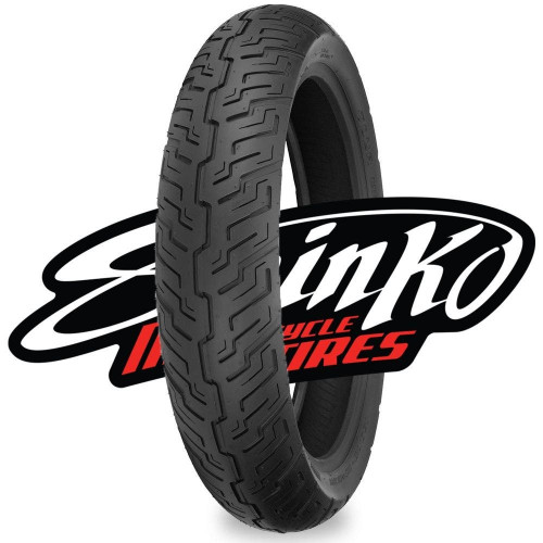 PartzBiz HD: 4403221-Shinko 87-4470 Tire 733 Series Front Tire 130/70-18 63H Bias Blackwall | 87-4470