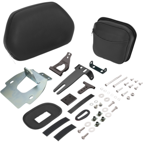 PartzBiz HD: 4403212-Show Chrome 52-968 Detachable Smart Mount Backrest Honda Gold Wing GL1800 18-22