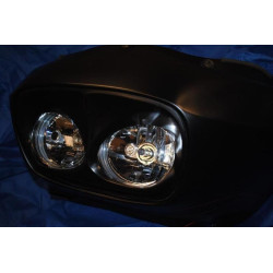 PartzBiz HD SI-057 - Sinister Industries Pissed Off Headlight Bezel สำหรับรุ่น Harley Road Glide | เอสไอ-057