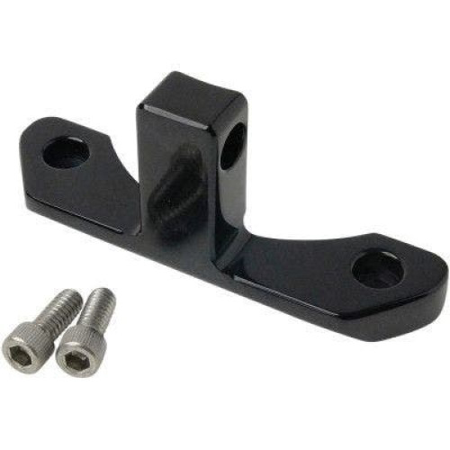 PartzBiz HD: 4403075-Speed Merchant SM-075HBBLK Black Headlight Mount Bracket Harley Fat Bob M8 18-Up best new front suspension upgrade replacement