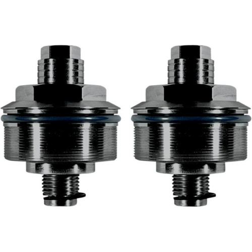 PartzBiz HD: 4403083-Speed Merchant SM ตัวปรับพรีโหลดสีดำ 49มม. ฝาครอบโช้ค Harley FXD FXDWG & V-Rod | SM49A-1 PartzBiz HD: 4403083-Speed Merchant SM ตัวปรับพรีโหลดสีดำ 49มม. ฝาครอบโช้ค Harley FXD FXDWG & V-Rod | SM49A-1