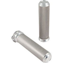 PartzBiz HD DS06301754 - The Speed Merchant Natural Alumimum Speed Grips 1” แฮนด์ Harley Cable Throttle | SM-AG100R PartzBiz HD DS06301754 - The Speed Merchant Natural Alumimum Speed Grips 1” แฮนด์ Harley Cable Throttle | SM-AG100R