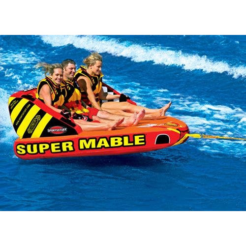 PartzBiz HD: 4403038-SportsStuff Towable Super Mable 3 Rider Person Inflatable Tow Tube 53-2223 | 53-2223 PartzBiz HD: 4403038-SportsStuff Towable Super Mable 3 Rider Person Inflatable Tow Tube 53-2223 | 53-2223