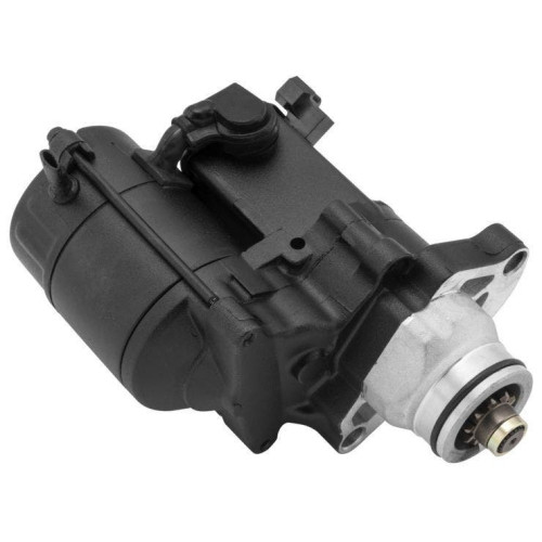 PartzBiz HD: 4403008-Spyke 412410 มอเตอร์สตาร์ทริ้วรอยสีดำ Super Torque 06-17 Harley Touring & Dyna 498679
