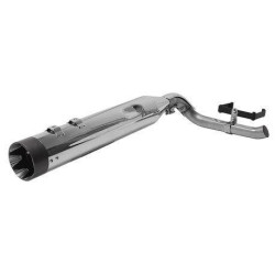 PartzBiz HD SS550-0829 - S&S 550-0829 Shadow Ghost Pipe for Sidewinder 2-1 Chrome 09-19 Harley FL Touring | 550-0829