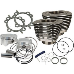 PartzBiz HD SS910-0646 - S&S Cycle 4" Sidewinder 100" Big Bore Kit '99-'06 HD® Big Twin Cam Wrinkle Black | 910-0597 PartzBiz HD SS910-0646 - S&S Cycle 4" Sidewinder 100" Big Bore Kit '99-'06 HD® Big Twin Cam Wrinkle Black | 910-0597