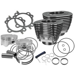 PartzBiz HD SS910-0651 - S&S Cycle 4" Sidewinder 110" Big Bore Kit 07-17 HD® Big Twin Cam Wrinkle Black | 910-0651 PartzBiz HD SS910-0651 - S&S Cycle 4" Sidewinder 110" Big Bore Kit 07-17 HD® Big Twin Cam Wrinkle Black | 910-0651