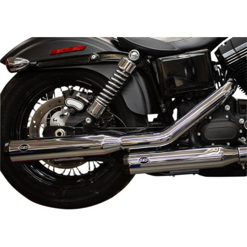 PartzBiz HD: 4402949-S&S Cycle 550-0719 Chrome w/Blk Tips Grand National Slip Ons Mufflers 95-17 FXD | 550-0719 PartzBiz HD: 4402949-S&S Cycle 550-0719 Chrome w/Blk Tips Grand National Slip Ons Mufflers 95-17 FXD | 550-0719