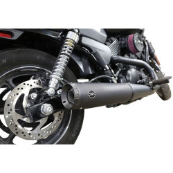 PartzBiz HD SS550-0703 - S&S Cycle Black Ceramic 4" Grand Nation Slip On Muffler Harley XG500/750 Street | 550-0703 PartzBiz HD SS550-0703 - S&S Cycle Black Ceramic 4" Grand Nation Slip On Muffler Harley XG500/750 Street | 550-0703