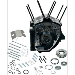 PartzBiz HD SS31-0172A - S&S Cycle Black Twin Cam เคสเครื่องยนต์ประสิทธิภาพสูง Harley Big Cam 99-06 | 31-0172